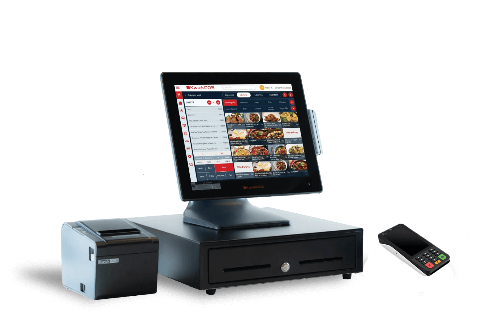 Restaurant point of sale hardware set